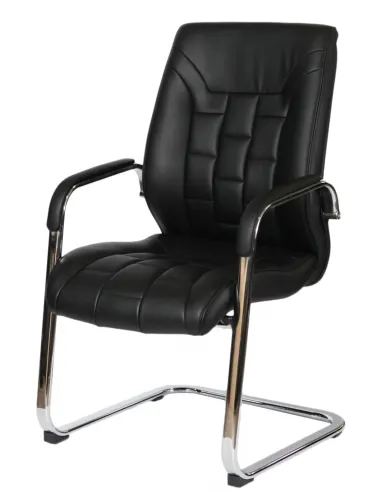 Кресло F340 для посетителя черный цвет