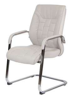 Кресло F340 для посетителя светло-серый цвет 2