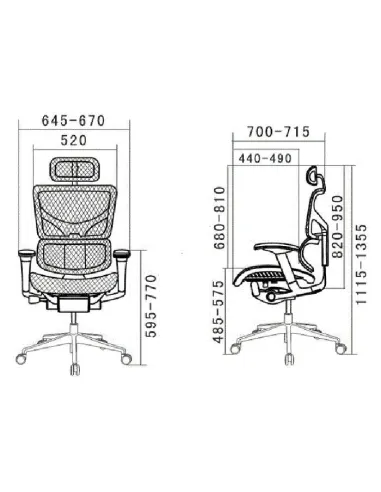 Кресло EXPERT Spring Leather (SPL01-G) для руководителя, эргономичное, черная кожа
