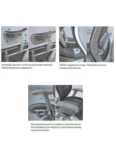 Кресло EXPERT Spring Leather (SPL01-G) для руководителя, эргономичное, черная кожа