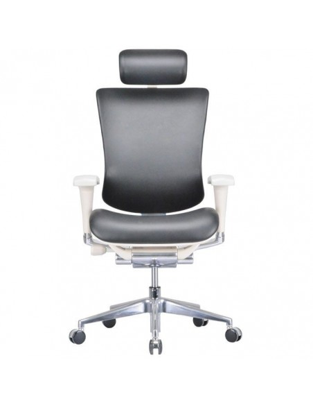 Кресло EXPERT Star Leather (STL01-G) для руководителя, эргономичное, черная кожа
