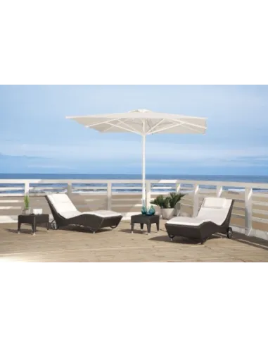 Зонт прямоугольный МАДРИД деревянный