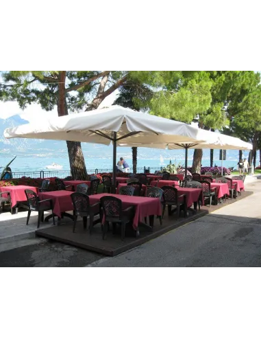 Зонт квадратный ГЕНУЯ деревянный