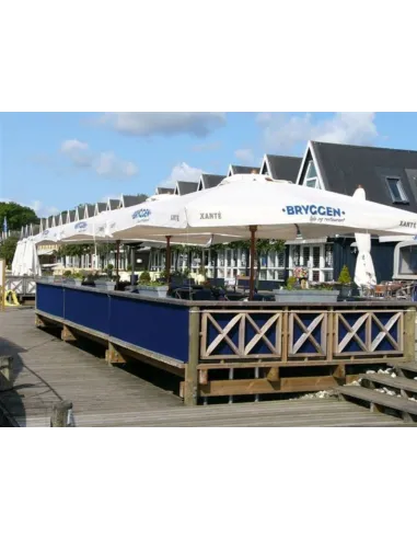 Зонт квадратный ГЕНУЯ деревянный