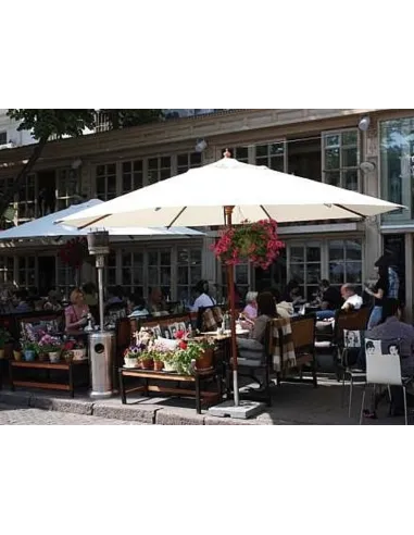 Зонт круглый СОЛО деревянный