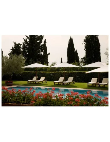 Зонт круглый СОЛО деревянный