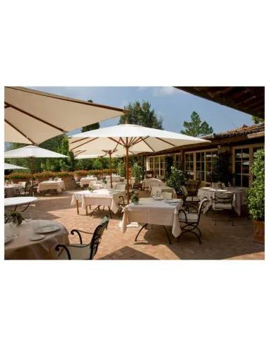 Зонт прямоугольный ПРАГА деревянный