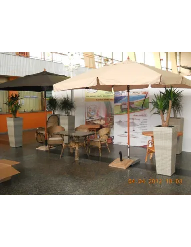 Зонт квадратный МИЛАН деревянный