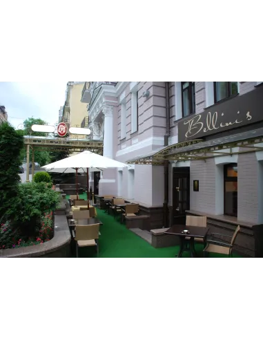 Зонт круглый ДЕ ЛЮКС деревянній