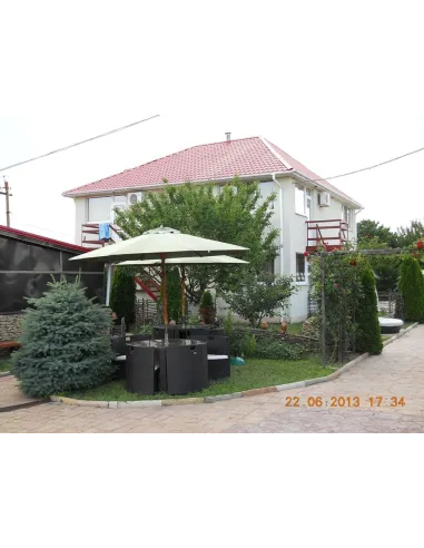 Зонт круглый ДЕ ЛЮКС деревянній