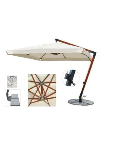 Зонт консольный XL деревянный