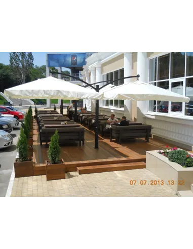 Зонт консольный DOUBLE металлический