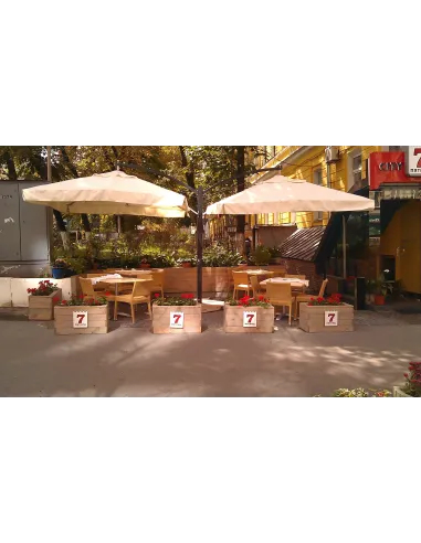 Зонт консольный DOUBLE металлический