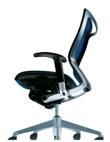 Кресло Okamura CP эргономичное, с подголовников и подлокотниками