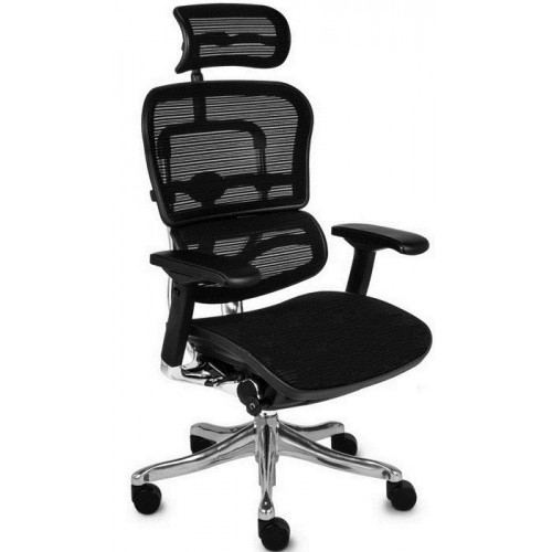 Кресло компьютерное ERGOHUMAN PLUS, эргономичное, черного цвета