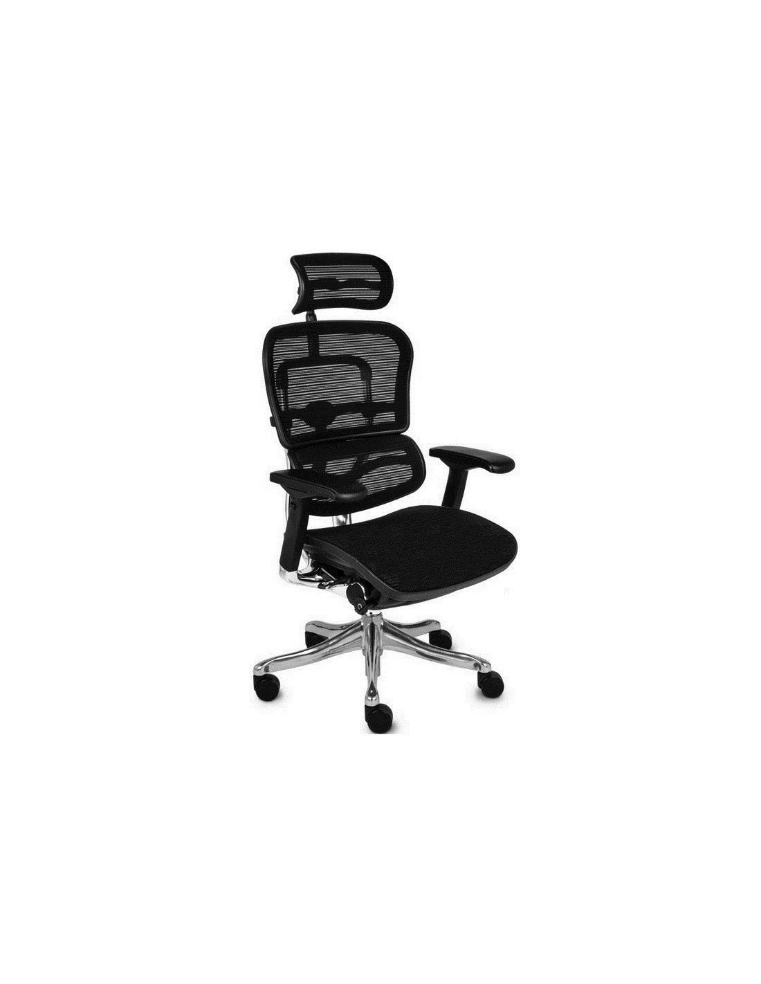 Крісло комп'ютерне ERGOHUMAN PLUS, ергономічне, чорного кольору