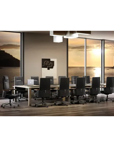 Крісло SOKOA К01 - Купити шкіраяне крісло керівника, чорного кольору. Ціна в Києві, Харкові, Дніпрі, Одесі, Донецьку,