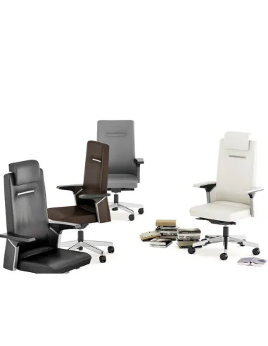 Крісло SOKOA К01 - Купити шкіраяне крісло керівника, чорного кольору. Ціна в Києві, Харкові, Дніпрі, Одесі, Донецьку,