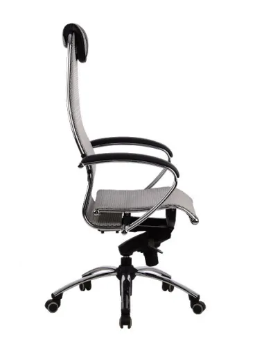 Кресло METTA SAMURAI S1 GREY + BLACK для руководителя