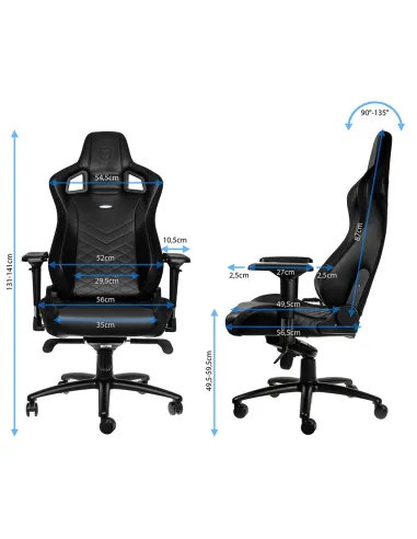 Кресло NOBLECHAIRS EPIC BLACK для геймера