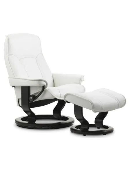 Крісло-реклайнер STRESSLESS SENATOR CLASSIC, шкіряне, Норвегія | Kreslalux