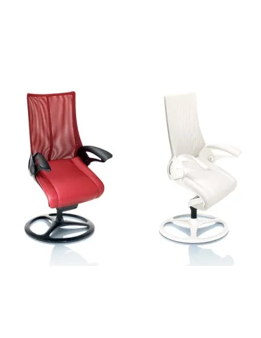 Кресло Okamura Leopard роботизированное на круглой базе