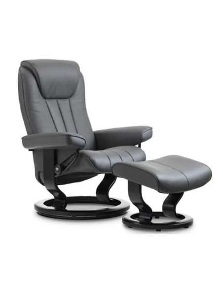 Крісло-реклайнер STRESSLESS BLISS CLASSIC, шкіряне крісло для дому, Норвегія | Kreslalux