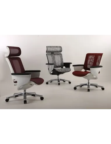 Кресло-реклайнер NUVEM GREY MESH для офиса и дома