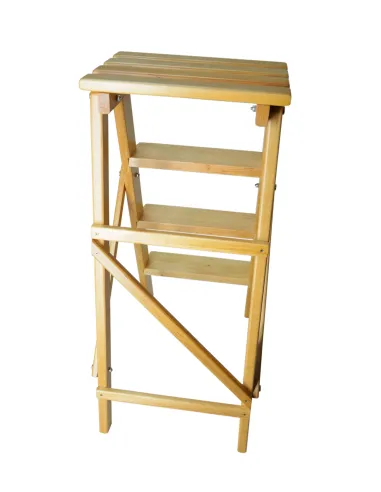 Лесенка складная деревянная, большая (82 см)