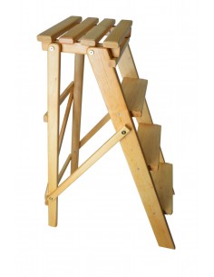 Лесенка складная деревянная, большая (82 см) 2