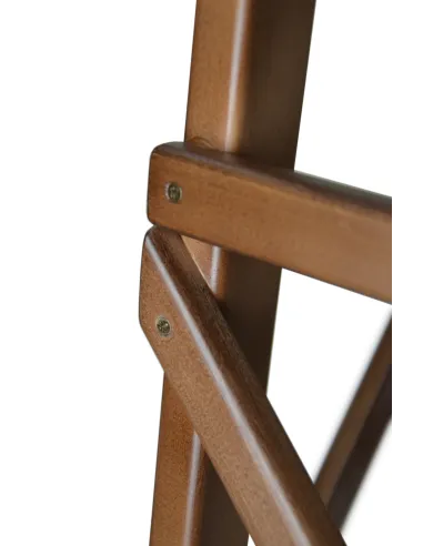 Лесенка складная деревянная, большая (82 см), цвет орех