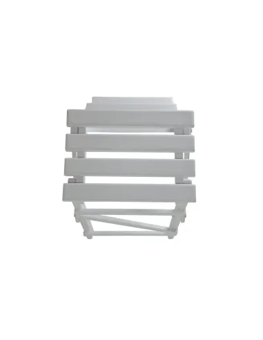 Лесенка складная деревянная, маленькая (62 см), белый цвет