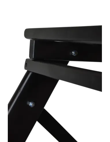 Лесенка складная деревянная, маленькая (62 см), цвет венге