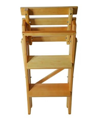 Лесенка складная деревянная, маленькая (62 см)