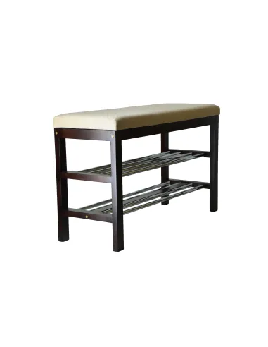 Банкетка обувная, цвет венге