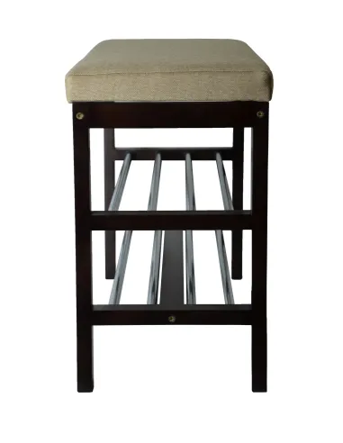 Банкетка обувная, цвет венге