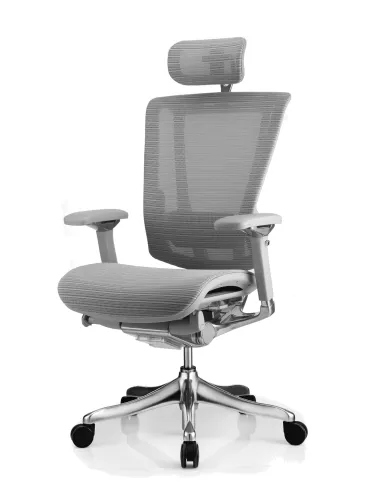 Кресло NEFIL LUXURY Mesh эргономичное, серое
