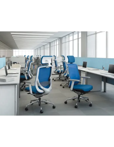 Кресло Okamura Zephyr Light эргономичное для персонала