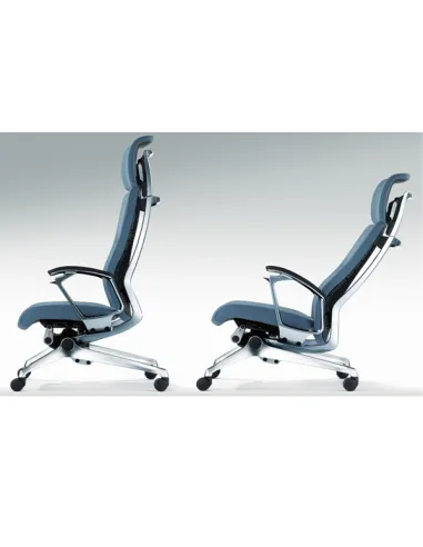 Кресло Okamura Luxos для VIP зон в велюр-тканевой обивке