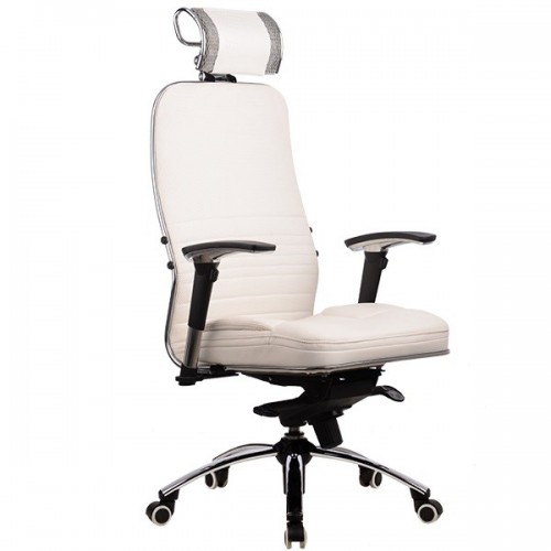 Кресло SAMURAI KL3 WHITE для руководителя