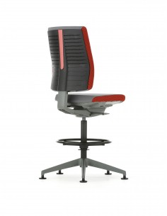 Кресло FREEFLEX GRAPHITE (FLX 740D) для оператора, c подставкой для ног 2