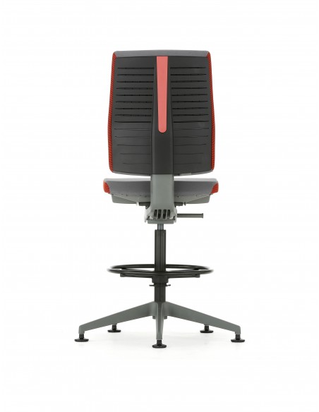 Кресло FREEFLEX GRAPHITE (FLX 740D) для оператора, c подставкой для ног