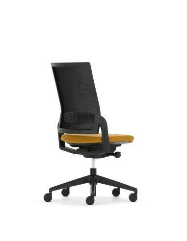 Кресло ECOFLEX BLACK (ECF 740) для оператора, без подлокотников