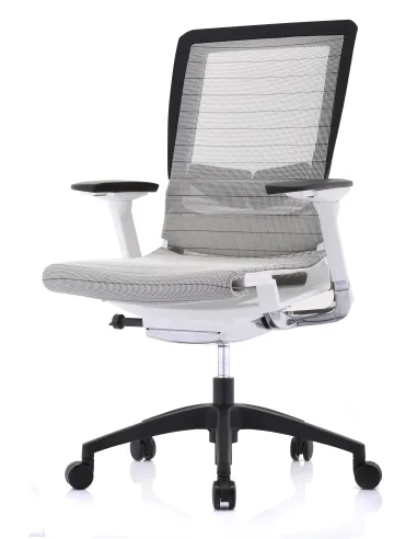 Комп'ютерне крісло COMFORT SEATING POISE (PS-AW-LAM) - Купити якісне сітчасте крісло, сірий колір. Ціна в Києві, Харкові