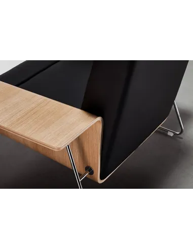 Кресло VANK DRONN для посетителя, кожаное