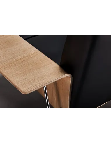 Кресло VANK DRONN для посетителя, кожаное