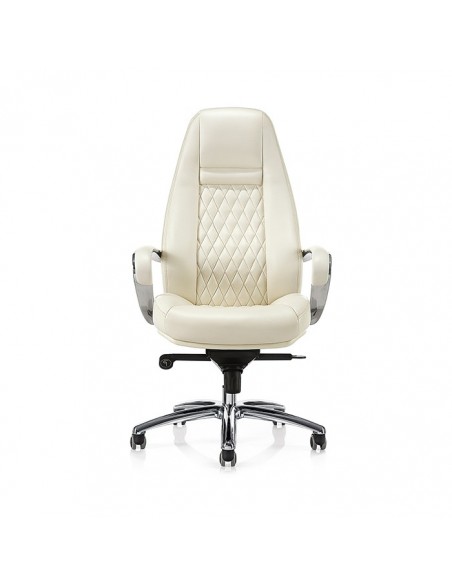 Кресло F185 WE для руководителя, белое