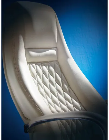 Кресло F185 WE для руководителя, белое