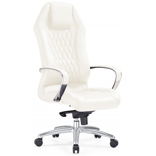 Кресло F103 WE для руководителя, белое