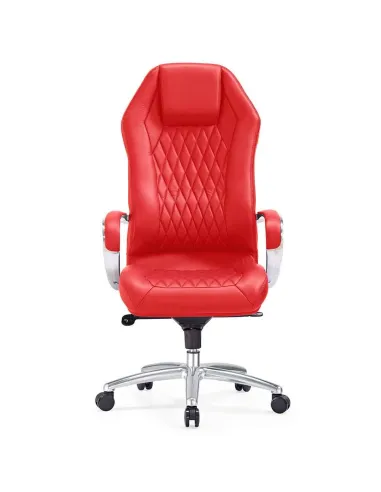 Кресло F103 RE для руководителя, красное